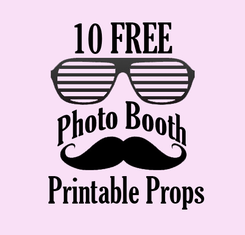 Geeky image for free printable wedding photo booth props Declarative image for free printable wedding photo booth props