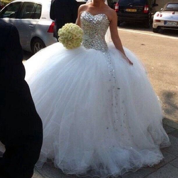 sparkly princess wedding dresses