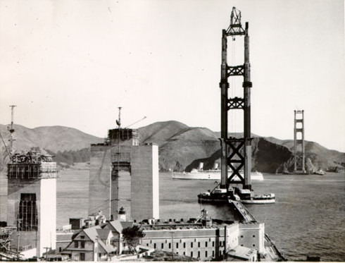 Fascinating Historical Picture of Golden Gate Bridge in 1934 