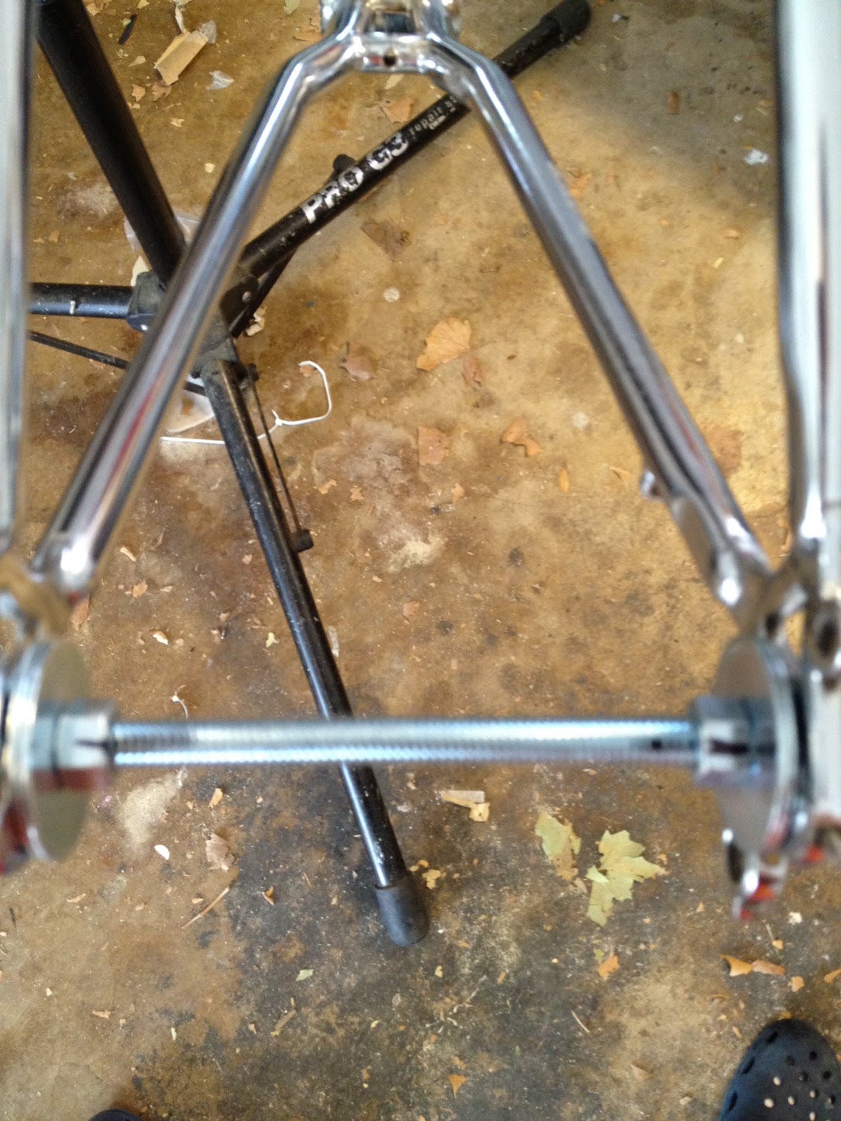 cold setting a bike frame