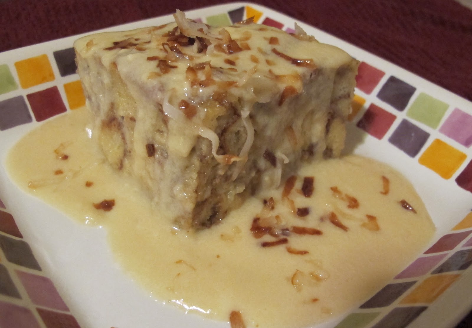 Coconut Monkey Bread Pudding Munchie Musings