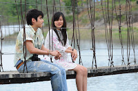 Mario Maurer (P'Shone) and Baifern Pimchanok (P'Nam) in one kilig scene in Crazy Little Thing Called Love Mario Maurer (P'Shone) and Baifern Pimchanok (P'Nam) in one kilig scene in Crazy Little Thing Called Love