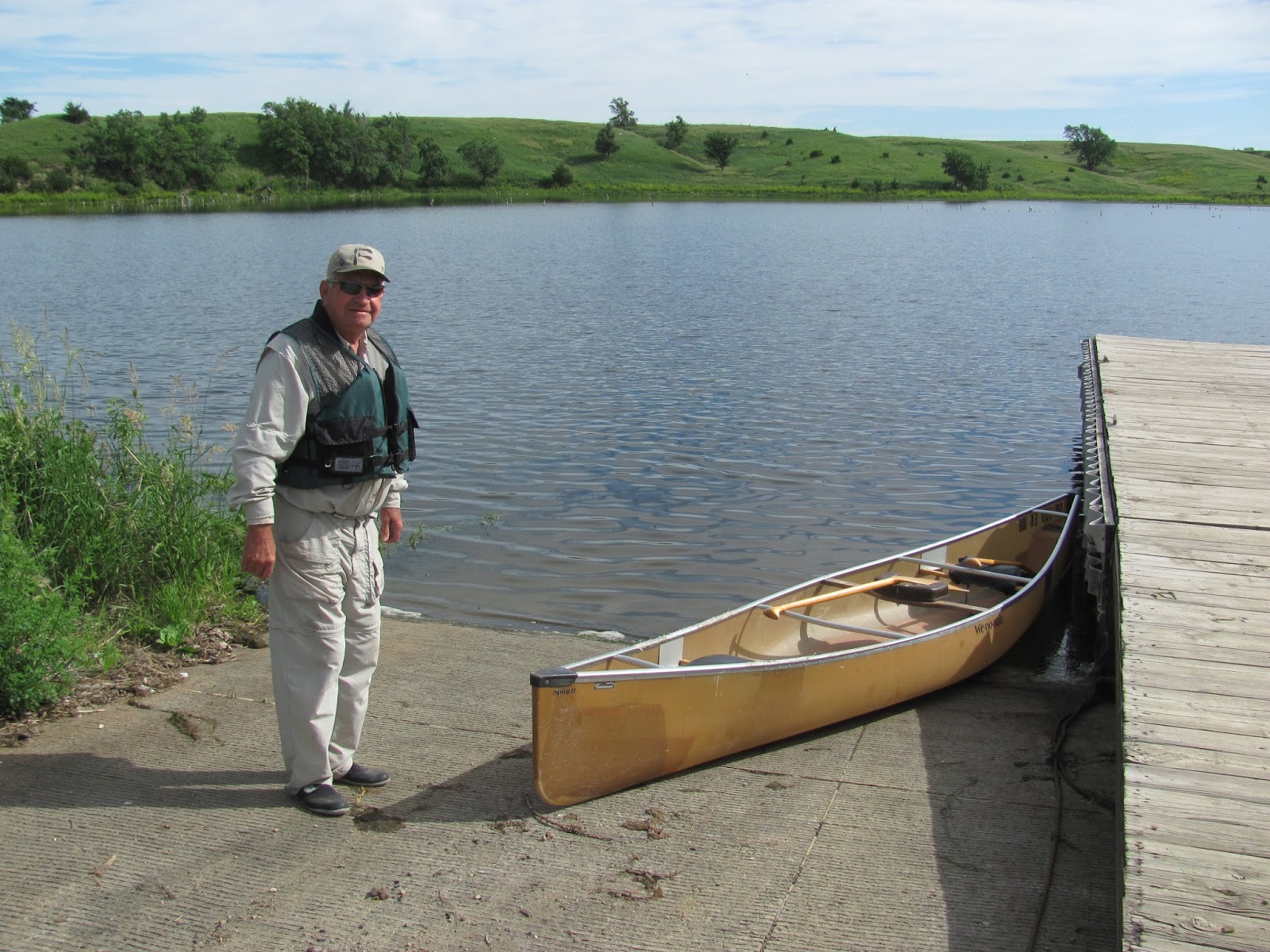 Kayaking the Lakes of South Dakota Lake Menno late spring 2013
