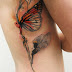 Dead butterfly tattoo
