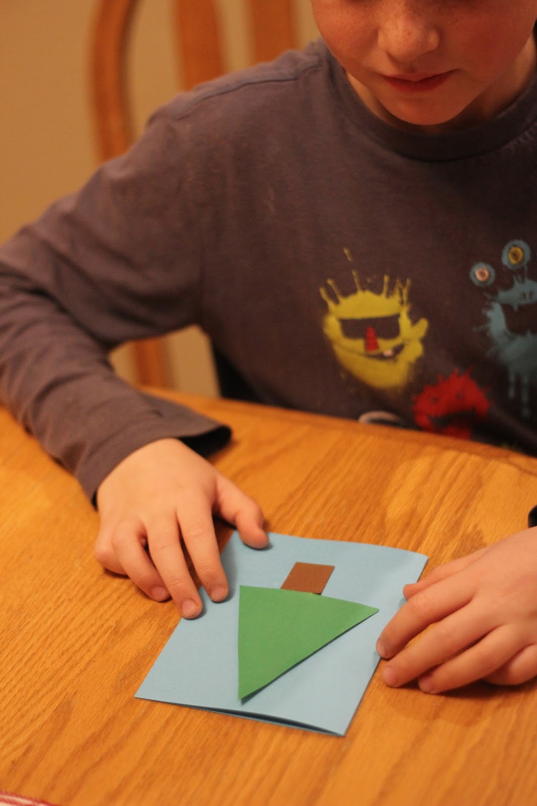 Toddler Approved! Christmas Tree Card Craft for Preschoolers