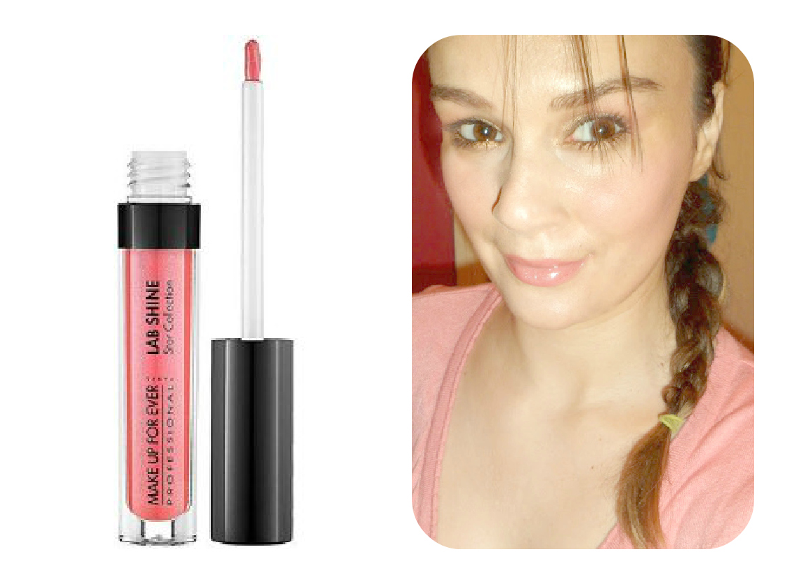 beautiful me plus you Make Up For Ever Lab Shine Lip Gloss