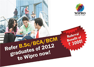 image of WIPRO: Employee Referral for WASE and WiSTA   job opportunities  photo