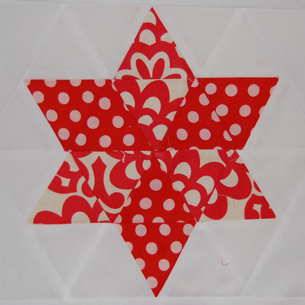 BLONDE DESIGN Make Quilted 6 Pointed Star