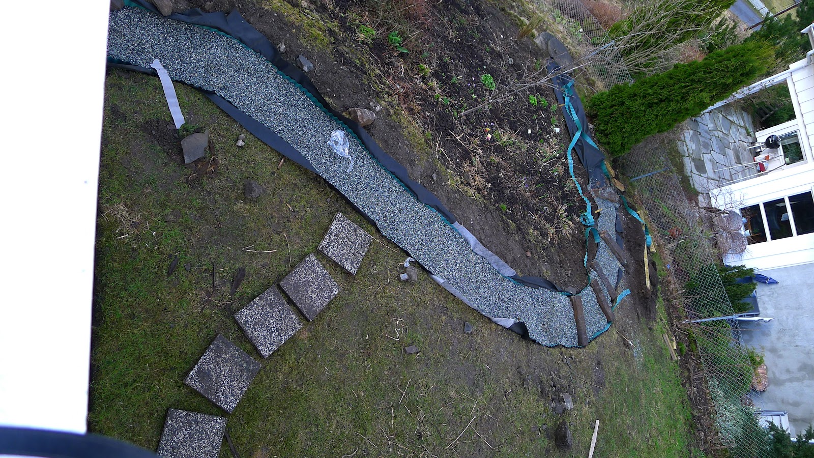 Luthefixs hage: nordsiden og kjøkkenhage