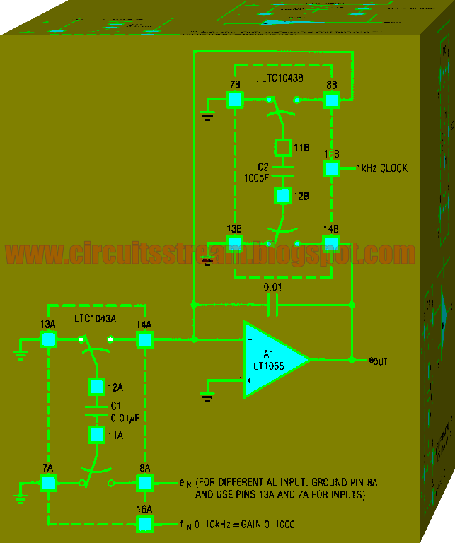 WRDC Variable Gain Amplifier Circuit Diagram Electronic Circuit
