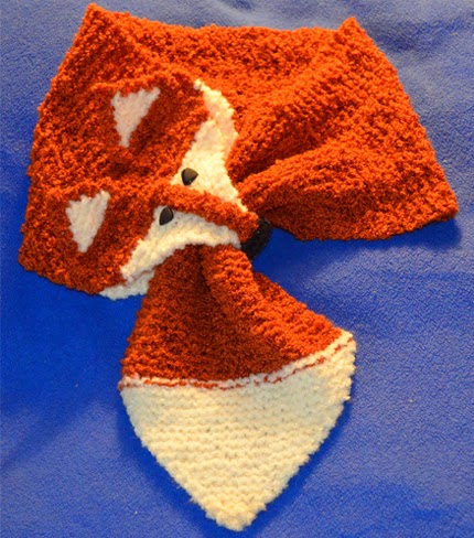 We Like Knitting: Fox Scarf - Free Knitting Pattern