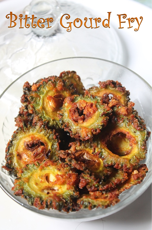 YUMMY TUMMY Pavakkai Fry Recipe / Bitter Gourd Fry Recipe