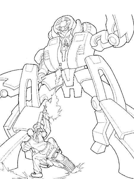 Transformers Coloring Pages