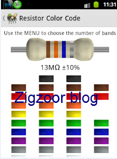 Belajar Mengenal Komponen Electronik lewat Android Resistor Color code