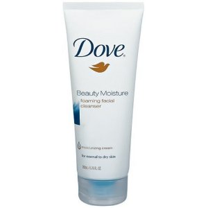 dove facial foam