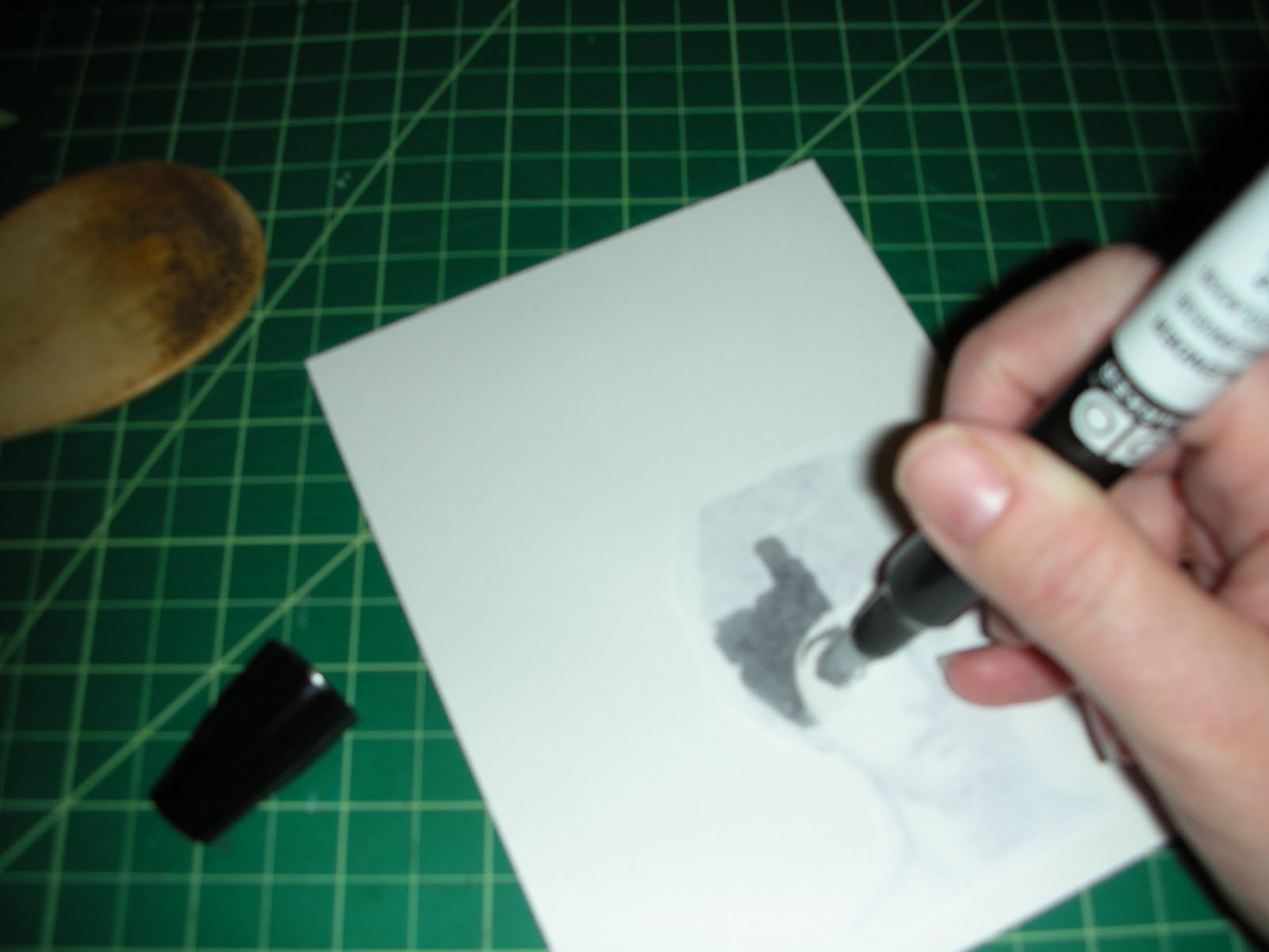 Suzanne I Am Transfering Images using Chartpak Marker