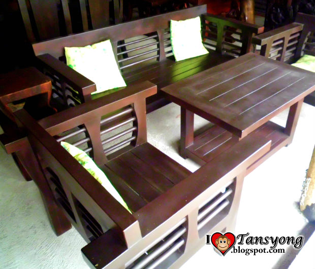 Wood products craftsmanship of taytay, rizal. i ⥠tansyong ⢠Wooden sala set pics