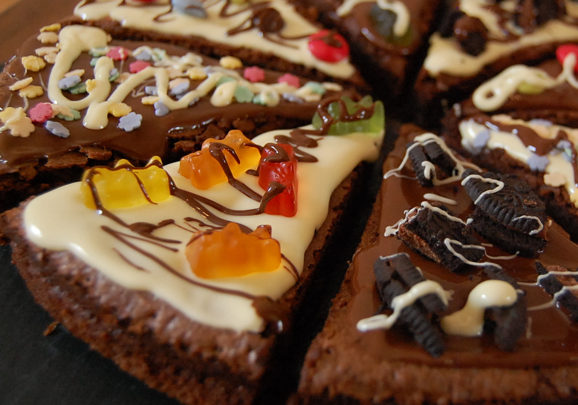 Brownie - Pizza. Todos A Hornear!!
