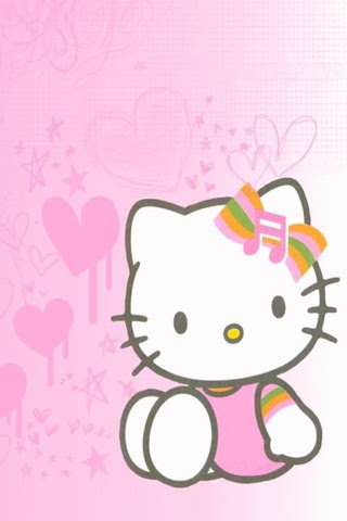 Cute Pink Hello Kitty Wallpaper for iPhone | Wallpapers for PC and Mobile