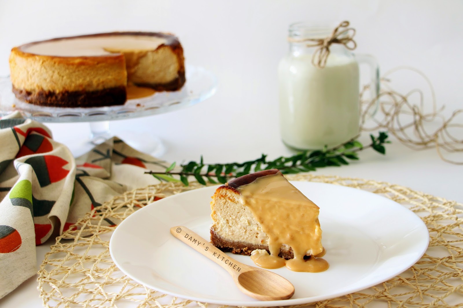 Süt Reçelli Cheesecake Süt Reçelli Cheesecake