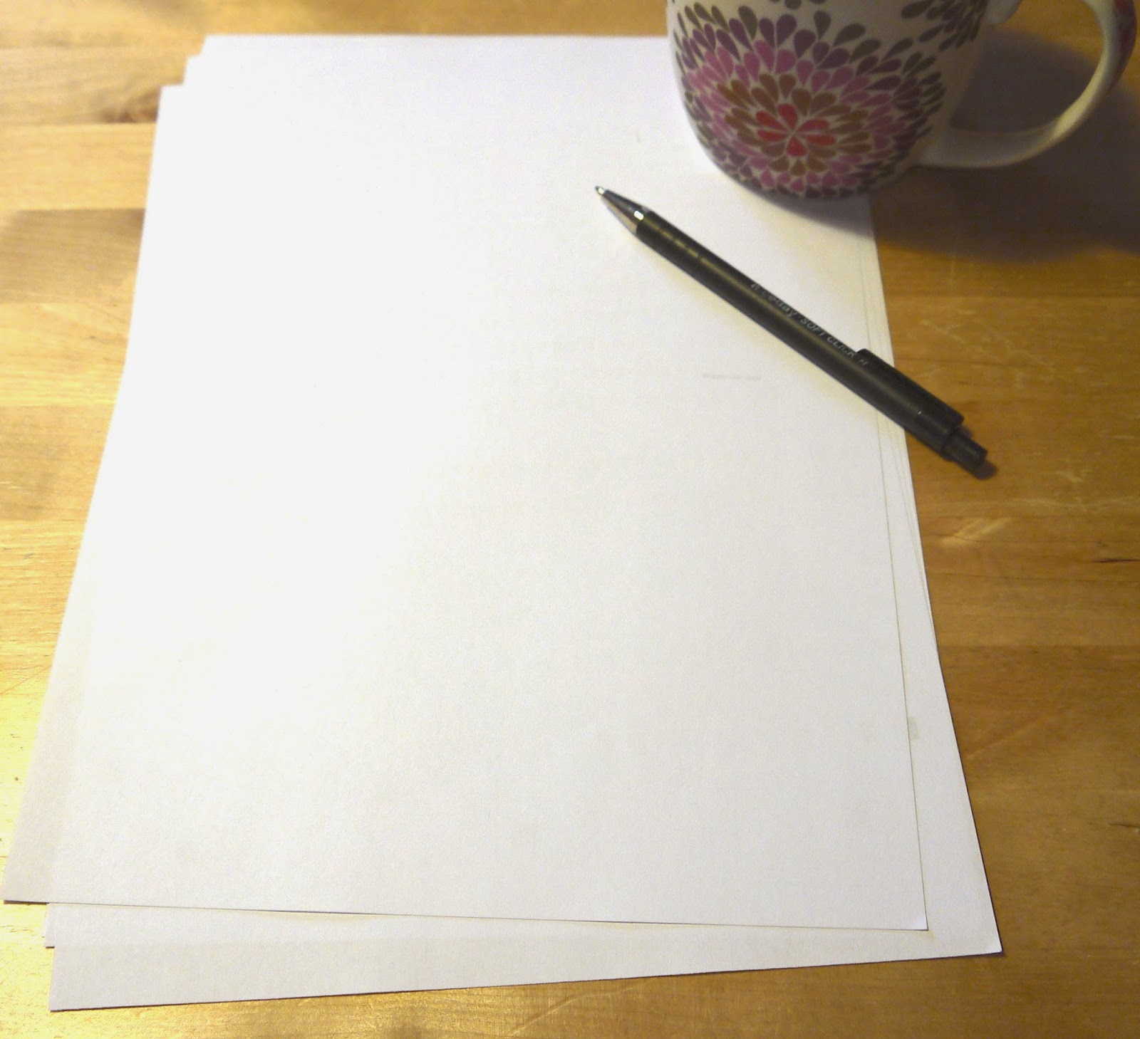 Paper to write on