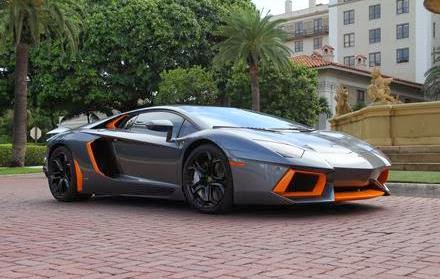 Unique Grigio Estoque And Orange Aventador For Sale