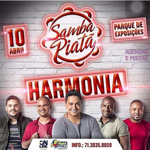 SAMBA PIATÃ NO PARQUE DE EXPOSIÇÕES EM SALVADOR BA 10 DE ABRIL