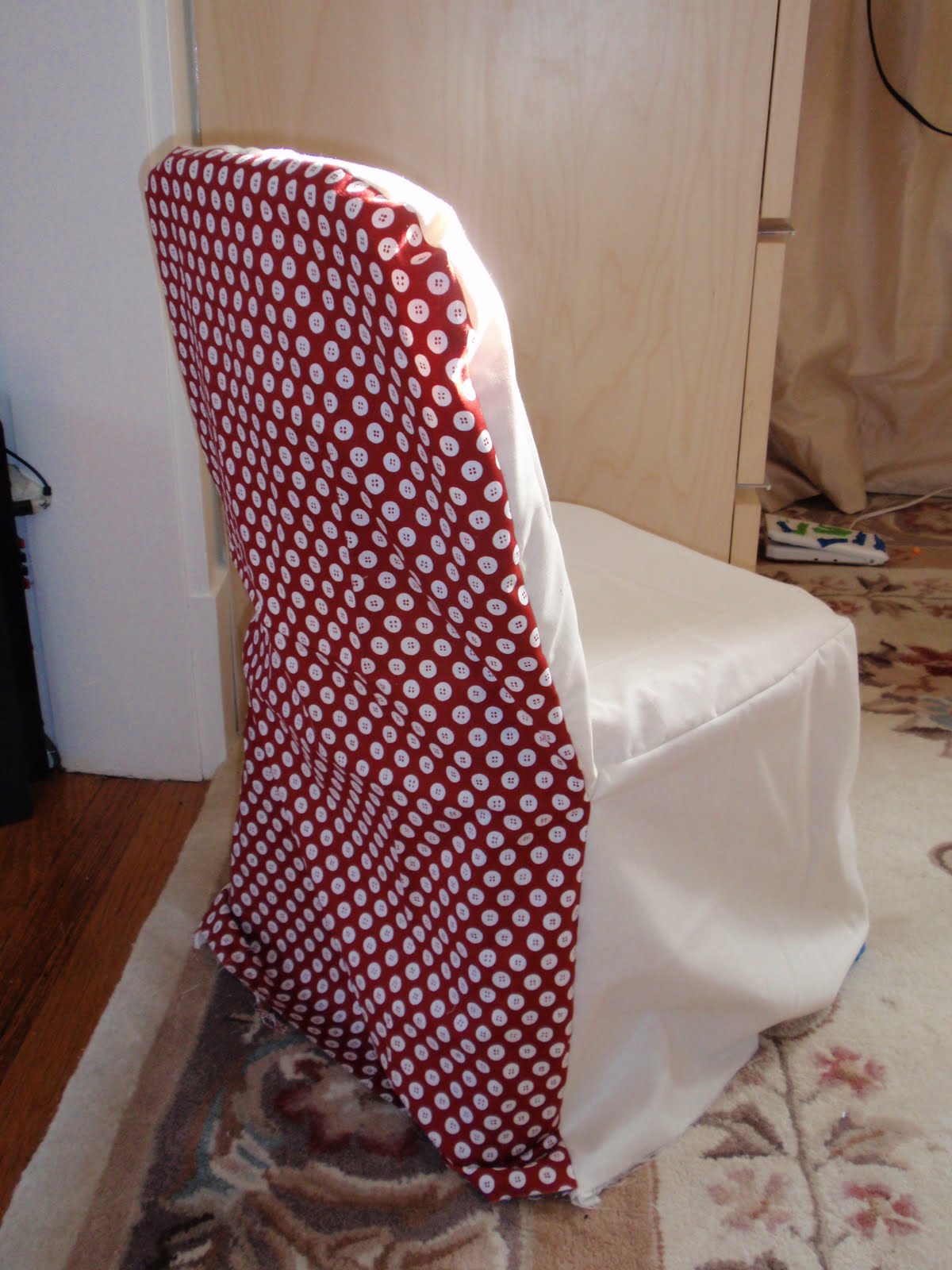Diary of a Crafty Lady Slipcovers for Toddler Chairs with tutorial
