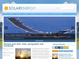 SolarEnergy blogger template