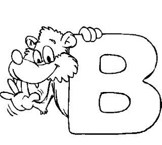 alphabet coloring pages free