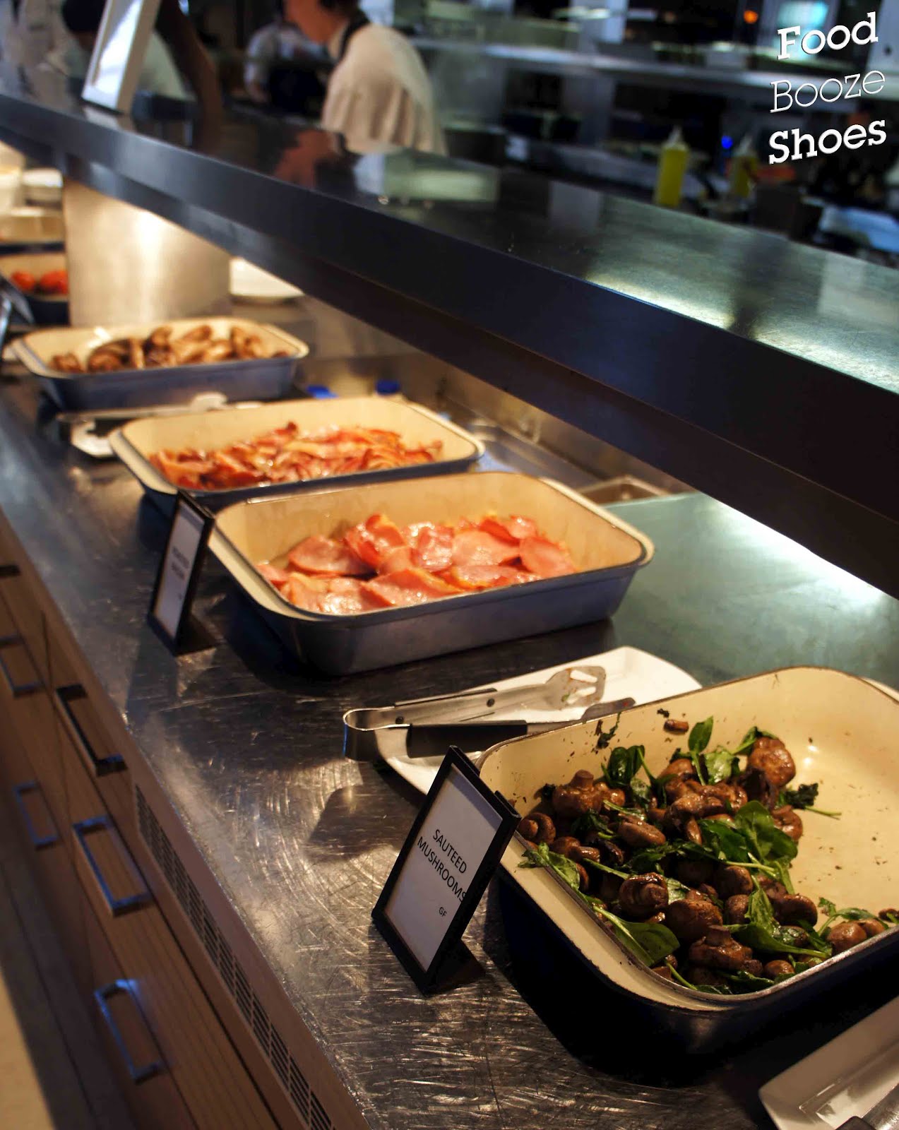 Food, booze and shoes Glass Brasserie Breakfast to see you through a day