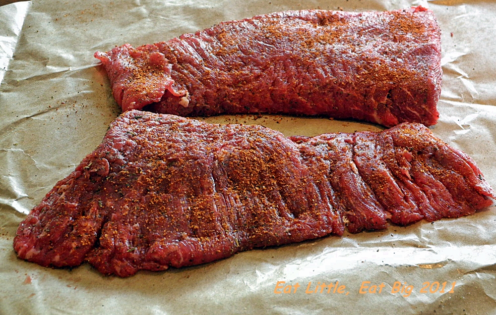 Quick and Easy BBQ Rubbed Skirt Steak Eat Little, Eat Big