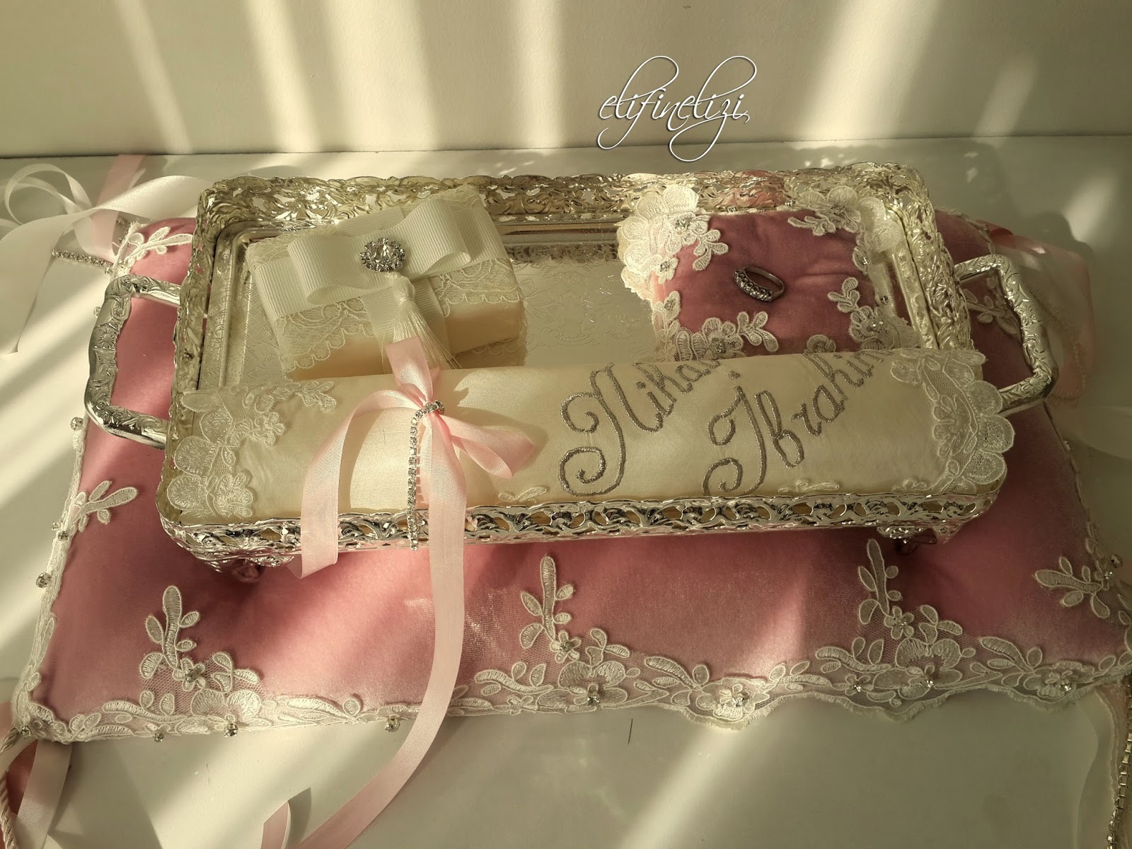 Elifinelizi Söz tepsisi ve Söz Mendili Sunumu