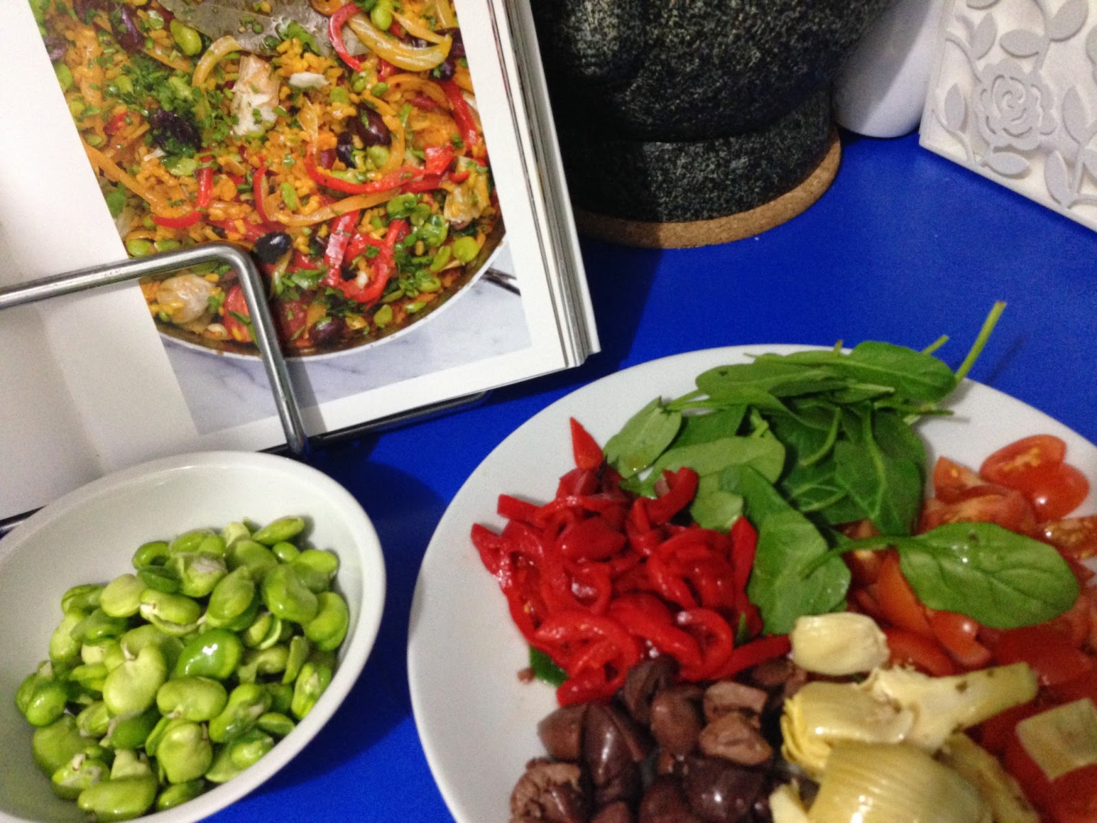 salt sugar & i Yotam Ottolenghi 's Multivegetable Paella from PLENTY.