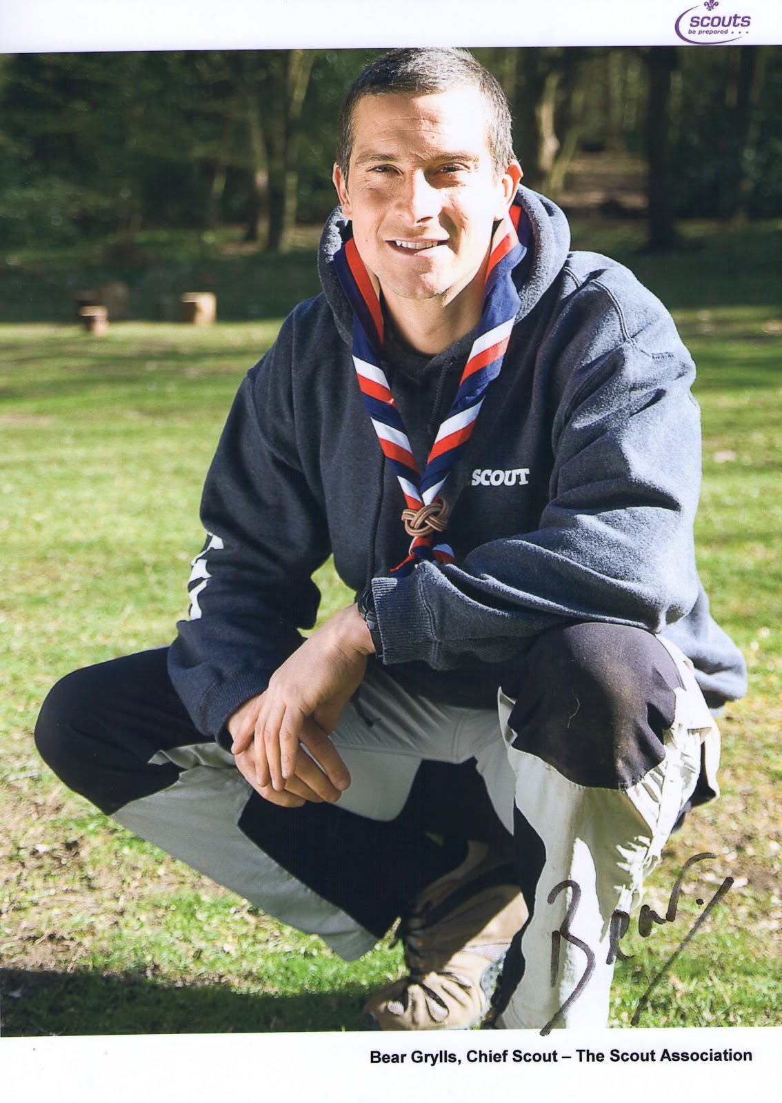 Bear Grylls Autograph