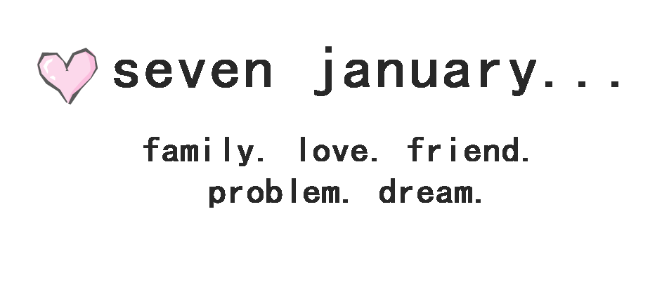       ♡ Seven January