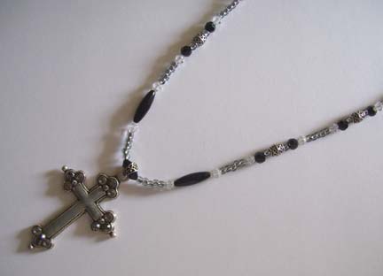 40" Cross Pendant Necklace $50.00