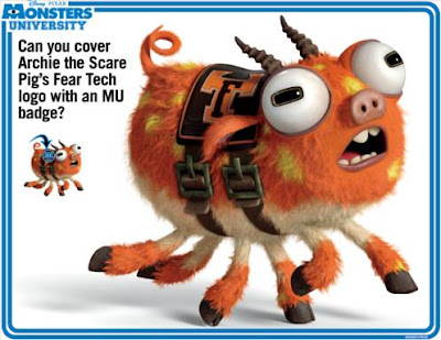 Download free #MonstersU Games and Activity sheets