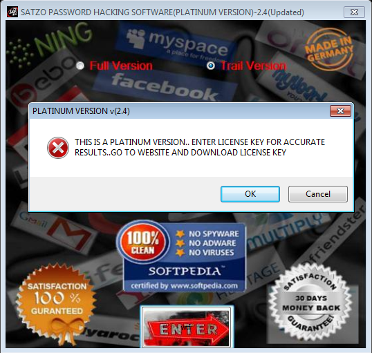 satzo password hacking software 2.4 free  full version