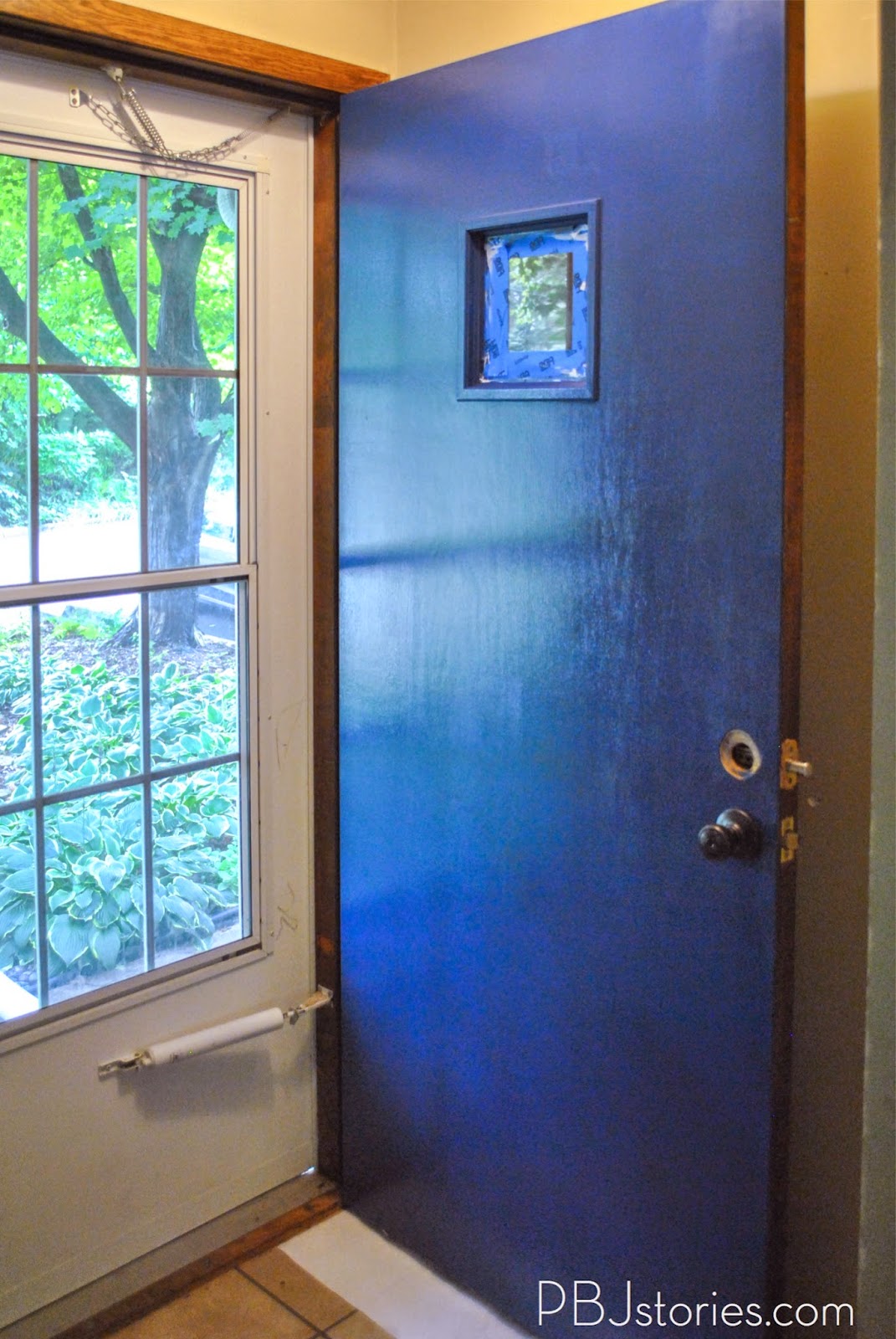 PBJstories How to Paint your Front Door, Easy and Fast