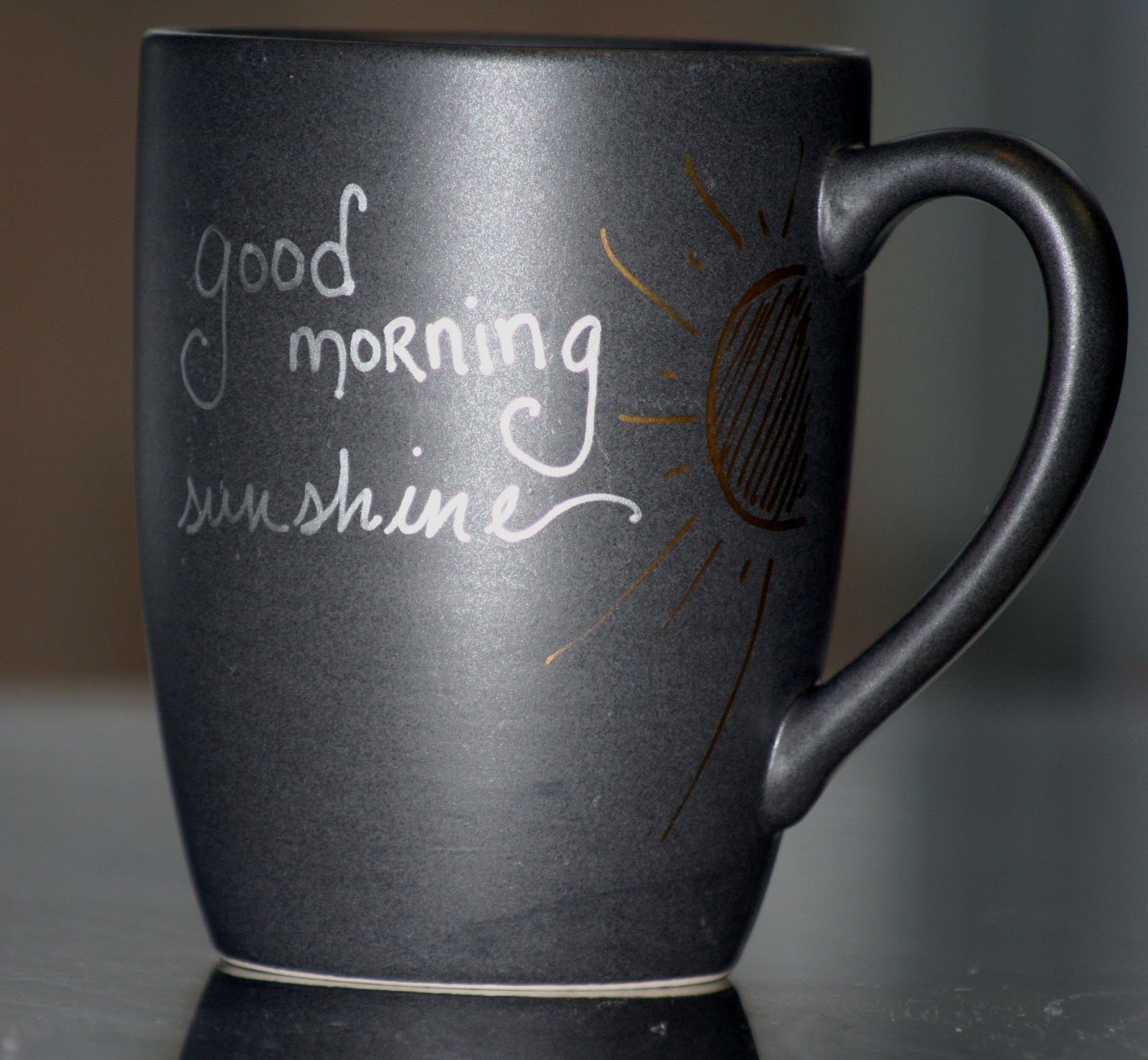 Circles Of Sunshine DiY Decorative Glass Bottles/Coffee Mugs (Sharpie)