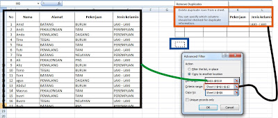 Advanced Filter dalam Microsoft Excel Advanced Filter dalam Microsoft Excel