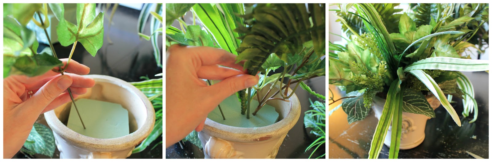 Freshly Completed How to make Easy Fake Plant Arrangements