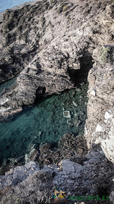 Fuente de los Belones  GR92 hacia cenizas