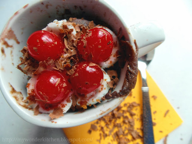Mug Cake Frozen Blueberries Mug Cake Frozen Blueberries