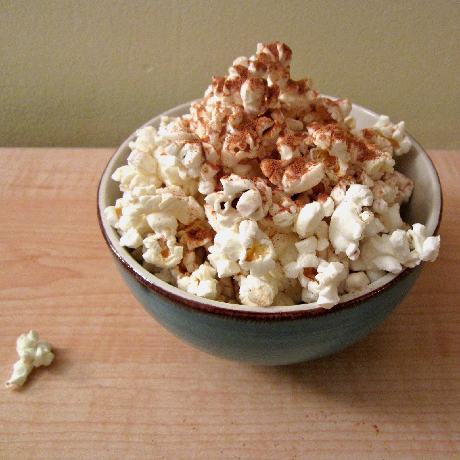 DIY Microwave Popcorn with Cinnamon, Sugar, and Coconut Butter