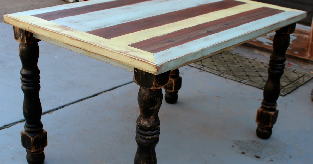 Honey's Treasures Kitchen Table Redo