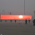 Los chinos no miran el amanecer en pantallas por la contaminación