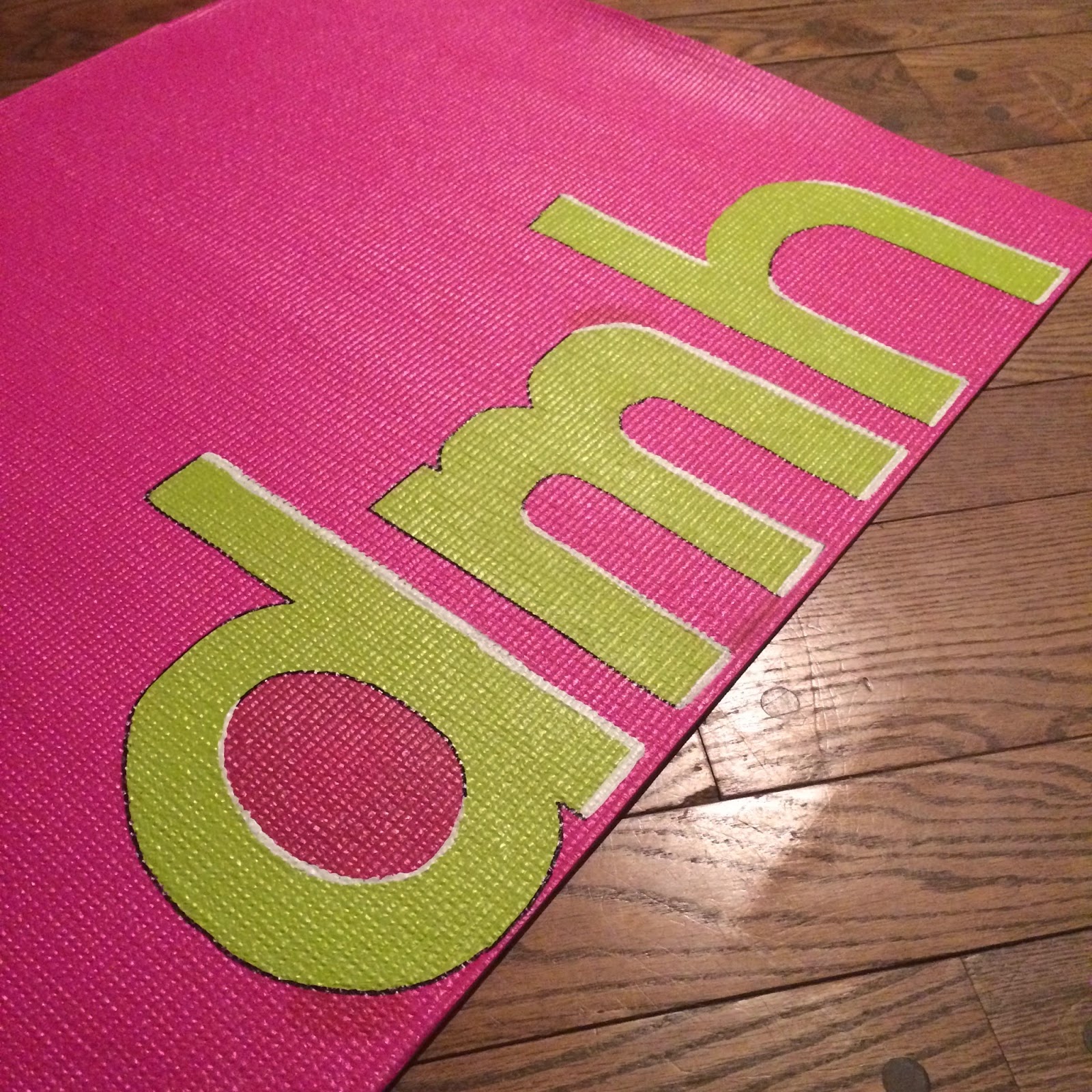 DIY Personalized Yoga Mat Buck & Chuck