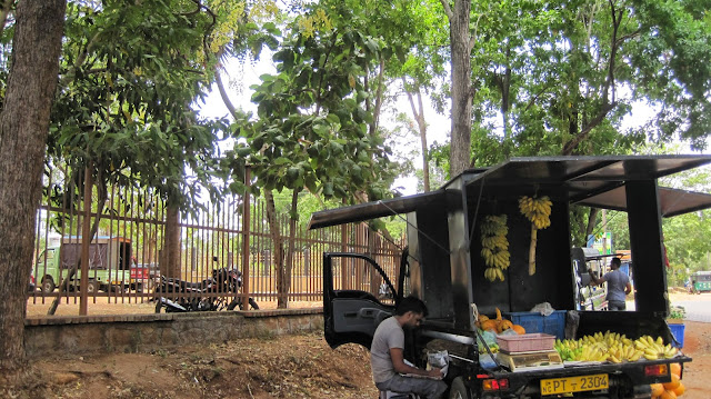 Puestecillo de verduras en Sri Lanka